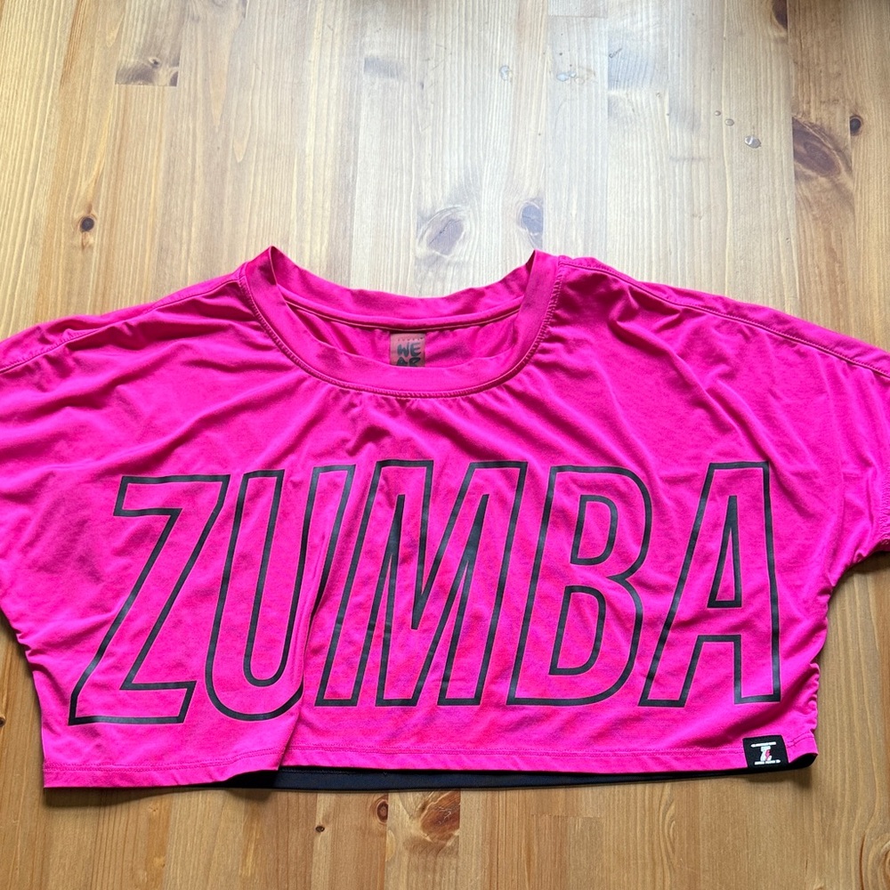 Zumba Fitness Pink Crop Top